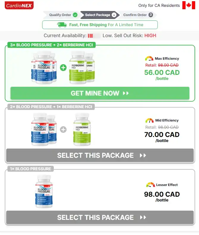 CardioNEX Order Page